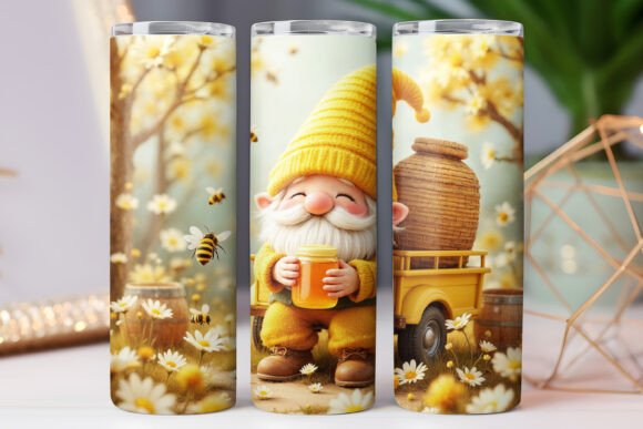Bee Sunflower Tumbler Wrap 20oz PNG Review