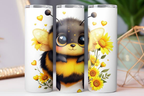 Bee Sunflower Tumbler Wrap Design Review