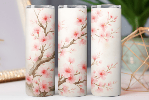 Cherry Blossom Floral Tumbler Wrap 20oz Review
