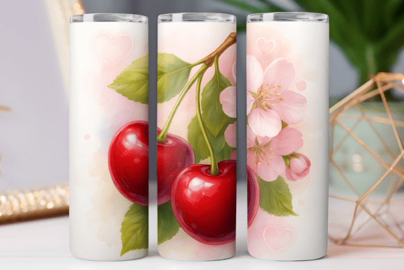 Cherry Bow Tumbler Wrap Design Review