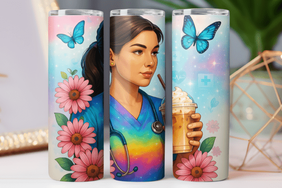 Coffee Girl Tumbler Wrap Design Review