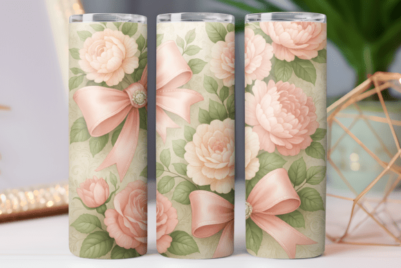 Floral Bow Tumbler Png Design Wrap 20oz Review