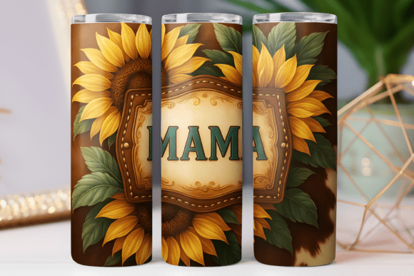 Mama Western Mom Tumbler Wrap 20oz PNG Review
