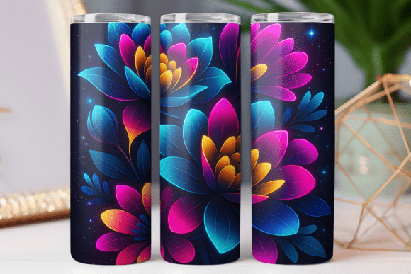 Spring Flower Tumbler Wrap Design 20oz Review