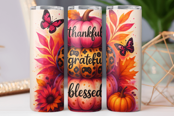 Thanksgiving Tumbler Wrap Design Review
