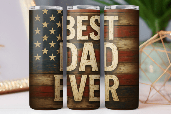 USA Father Tumbler Wrap 20oz Skinny PNG Review