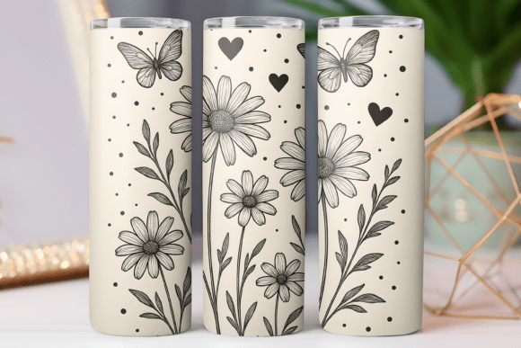 Vintage Wildflower Tumbler 20oz Art Wrap Review