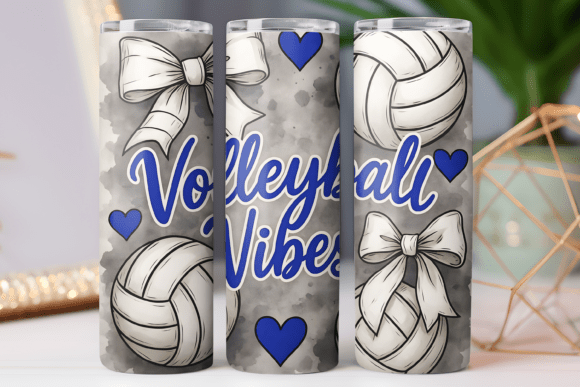Volleyball Vibes Tumbler Wrap 20oz PNG Review
