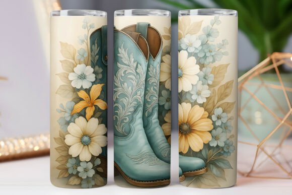 Western Boot Tumbler Wrap 20oz Skinny Review